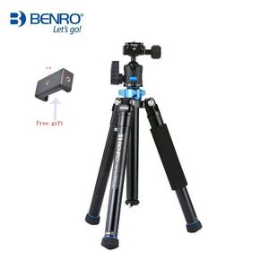 ホルダーBenro Tripods IS05 Travel Tripod Reflexed Self Lever Travel Light Tripod SLRデジタルカメラポータブルハンドセットヘッド卸売