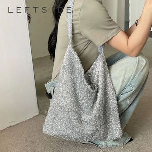 Вечерние сумки Pleuche Y2K Silver, большие мягкие сумки на плечо для женщин, 2023 Роскошный бренд, маленькая сумка подмышками, женские сумки и кошельки подмышками 231216