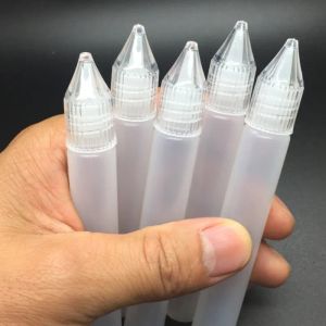 卸売空のジュースニードルボトルドリップチップ10ml 15ml 30mlプラスチック液体貯蔵絞り片ll ll