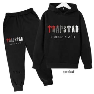 Designer Trapstar Trainingsanzug Baby Kleidung Set Kleinkind Trapstar Jacke Lose Kapuze Kind 2 Stück Sets Jungen Mädchen Jugend Kinder Hoodies Trapstar Mantel 737