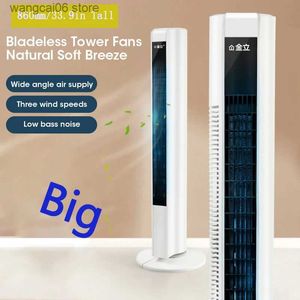 Portable Air Coolers Electric Fan 86cm Stor tornfläkt 90 Rotation Vertikal Bradeless Fan Air Condition Fan Desk Cooling Home Office EU Plug 220V T231216