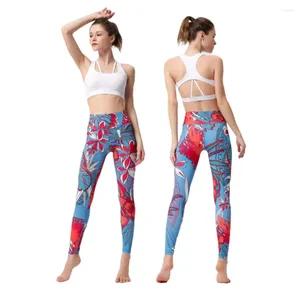 Calças femininas legging push up jovens Laides floral cintura alta elástica yoga leggings calças de ginásio para meninas outwork fitness