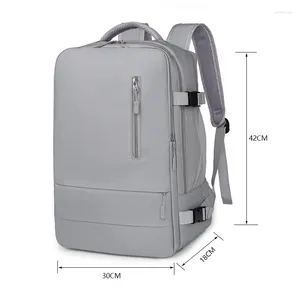 Backpack Women Travel With USB Charging Port Water Repellent Anti-Theft Daypack Bag 15 Inch Computer For Men