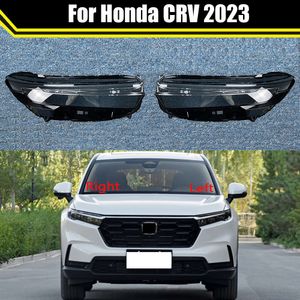 ホンダCRV 2023のヘッドランプシェル2023オートヘッドランプランプケースカーフロントヘッドライトレンズカバーランプシェードガラスランプカバーキャップ