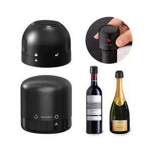 Bar Tools Vacuum Red Wine Champagne Bottle Stopper Reusable Sealed Cap Leakproof Retain Freshness Plug 231216