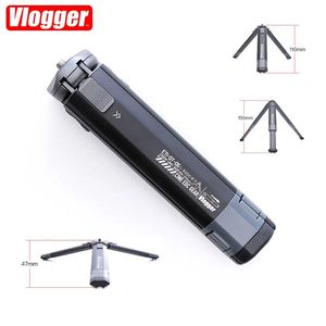 Holders Vlogger Telefon Statyw Stand Universal Photography dla GoPro iPhone Samsung Xiaomi Huawei Telefon Aluminium Tripode kamera