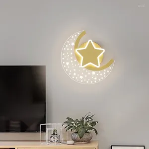 Lâmpada de parede moderna lâmpadas led simples quarto das crianças decoração casa iluminação nordic banheiro corredor criativo quarto luz cabeceira