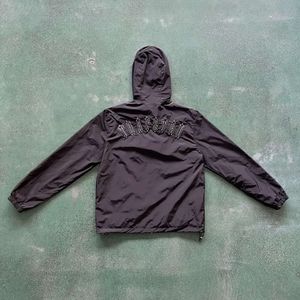 2023 Куртки мужские Trapstar Jacket Спортивная одежда Irongate T Ветровка-черная качественная вышитая буква на молнии Защита от солнца 688ssss мода