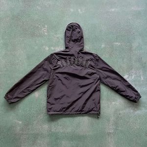 2023 Jackets 남성 트랩 스타 재킷 스포츠웨어 Irongate t Windbreaker-Black 품질 자수 편지 지퍼 태양 보호 688SSSS 패션