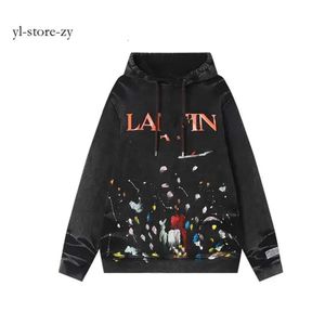 Lanvin Designer Hoodies Hoodie Lanvins Sweatshirt print pullover catton coated coated lanvin hoodie 6850