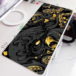 Muskuddar handled vilar multi-size Art Mouse Pad Game Components Original Art Rug Design Mouse Pad Black Cute Anime PC Gamer Computer Keyboard Desk Pad J231215