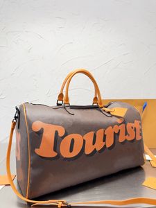 Duffle Bag Gepäckbeutel Designer -Tasche Reisetasche große Kapazität Handtasche mit Vorhängeschloss geräumige flexible haltbare zuverlässige Ihre Bedürfnisse perfekte Tasche für das Geschäft halten