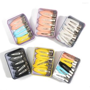 Hair Clips 10pcs No Bend Seamless Side Curl Clip Bangs Fix Hairpins Makeup Washing Face Accessories Women Girls Styling