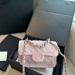 2 Farben Samt-Damen-Designer-Tasche, mittelgroß, klassische Tasche mit doppelter Klappe, silberfarbene Metallbeschläge, Matelasse-Kette, luxuriöse, weiche Umhängetasche, Umhängetasche, Geldbörse, Sacoche