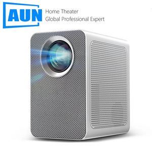 Projectors AUN ET50S Mini Projector Android Full HD 1080 Homeater Cinema 3D VideoProjector LED Portable 4K Video Beamer WiFi Smartphone 231215