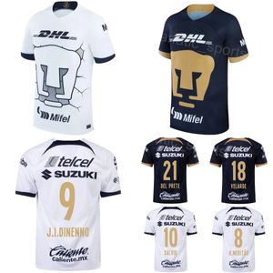 UNAM 23 24 Futebol 10 Eduardo Salvio Jerseys 12 Cesar Huerta 9 Juan Dinenno 19 Gabriel Fernandez 6 Nathan Silva 2 BENNEVENDO 8 TABO RIVAS Camisa de Futebol Kits Equipe do Clube