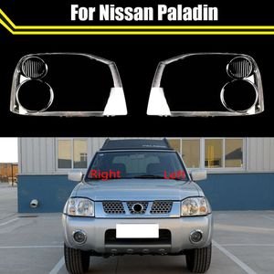 Tampas de luz de cabeça automática para nissan paladin substituição do carro abajur transparente sombra da lâmpada frente farol capa lente vidro escudo