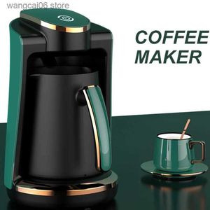 Macchina per il caffè Macchina per il caffè turco automatica per uso domestico Macchina elettrica senza fili AC 220 ~ 240 V 400 W Macchina per il caffè da viaggio portatile 250 ml 2023 Nuovo T231216