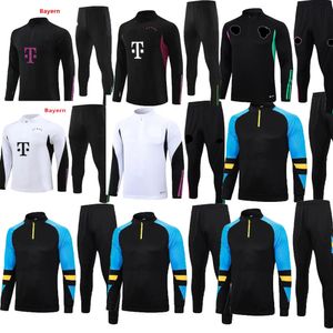 Bayern Long sleeve adult tracksuit jacket Soccer Jersey survetement 23 24 sane LEWANDOWSKI GNABRY MULLER KIMMICH football jackets soccer training suit