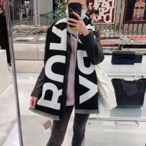 Moda Eşarpları Lüks Tasarımcı Eşarp Kadınlar Sıcak Şal İmitasyon Pashmina Kalınlaştırma Etiket Kaşmir Eşarp