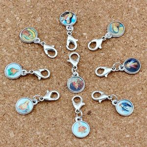 Blandade katolska kyrkans medaljer Saints Cross Charm Floating Hummer Clasps hängen för smycken som tillverkar armband halsband DIY Accessor228L