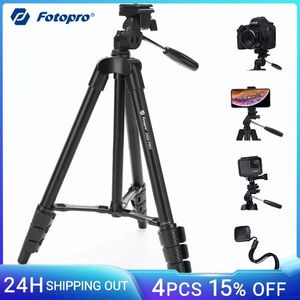 Holders Fotopro Tripod 48" Tripod with Wireless Remote Tripod for Phone with 3Way Head Travel Tripod Camera Stand with Canon Sony Nikon
