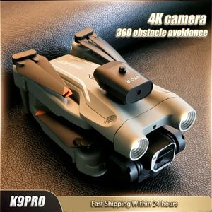 Acessórios K9 Rpo Mini Drone 4k Drones Profissionais com Câmera Hd 4k Quatro Vias para Evitar Obstáculos Dron Fluxo Óptico Rc Quadcopter Fpv Drone