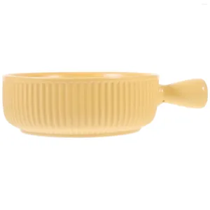 Bowls Ceramic Soup With Handles 680Ml French Onion Oven Microwave Safe For Cereal Stew Chilli Pot Pies