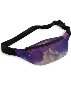 Waist Bags Sky Clouds Night For Women Man Travel Shoulder Crossbody Chest Waterproof Fanny Pack