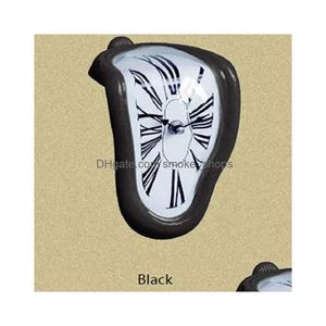 Orologi da parete Romanzo Surreale Fusione Distorto Surrealista Saador Dali Stile Orologio Decorazione Regalo Casa Giardino 230105 Drop Delivery Decor Dhdgf