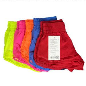 Yoga-Outfits Sport-Yoga-Shorts Schnell trocknende und atmungsaktive Damen-Sportshorts mit 2,5-Zoll-Hohlnetzfutter und enger Taille 231216