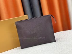 Luxury wallet Designer Flower Clutch Bags WASH BAG Men's purse Womens Top Grade Fashion Totes Flower Letter Purse Wrist Wallet Zipper Handbags Real Leather bag 0012