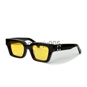 OFF 2023 New Mens Designer Sunglasses OERI008 OFFs White Fashion Luxury and Womens UV400 Protection Top com caixa original KMZ4