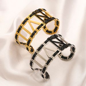 Designer di pacchetti di marchio per donne polso unisex polsini larghi oro in oro in stile gioielli in acciaio inossidabile braccialetto di alta qualità amore amore