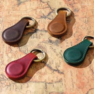 Card Holders Real Leather Retro Bookmark Super Magnetic Buckle Magnet Clip With Metal Hook Handmade Cow Planner Notebook Decorative