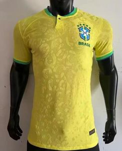 22 23 24 Maglie di calcio Paqueta Brasile 23 24Bruno G. Coutinho Versione giocatore Shirt calcistica Jesus Casemiro Marcelo Pele Brasil Maillots Vini Jr Camisas de Fute 969