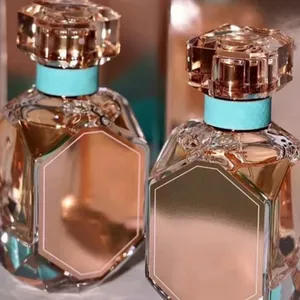 Marchio di lusso Designer di alta qualità Profumo da donna in oro rosa Fragranza di diamanti Profumo spray per il corpo a lunga durata