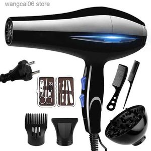 Electric Hair Dryer Hair Dryer 2200W Professional Powerful Hair Dryer Fast Heating Hot And Cold Adjustment Ionic Air Blow Dryer with Air Collecting T231216