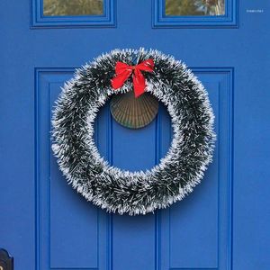 Dekoratif Çiçekler Noel Çelenk Uzun Kalıcı Renk Rattan Mekan Düzeni Kış Çelenk Ön kapı sundurmaları Yıl dekor malzemeleri