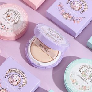 Foundation Cartoon Cute Air Cushion BB Cream Oil-Control Moisturizing Long Lasting Matte Concealer Foundation Waterproof Face Base Makeup 231215