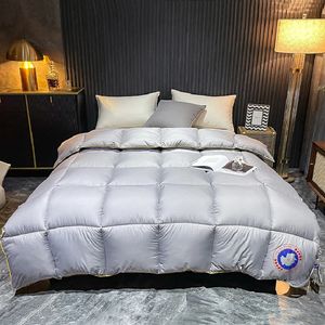 Set di trapunte 100% piumino d'oca bianco Imbottitura in microfibra Consolatore Aria condizionata Coperta PiuminoTrapuntaComforter Coperte di lusso invernali per tutte le stagioni 231215