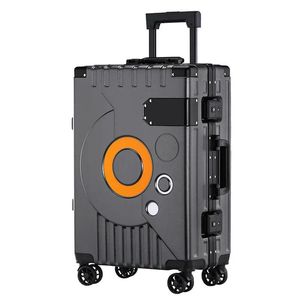 Футболка Travel Spinner Lage 20/22/24/26 дюймов алюминиевая рама Rolling Suitcal Man Women Fashion Trolley Case Business Box