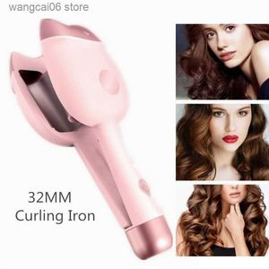 Hair Curlers Straighteners 32MM Hair Curling Iron Ceramic Professional Hair Curler Fast Heating Egg Roll Waver Hair Crimper Styling Tools T231216