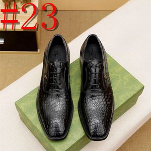 24 estilos elegante couro genuíno britânico dedo do pé designer sapatos masculinos esculpidos sapatos de negócios para homem clássico vestido formal casamento 2024 novo