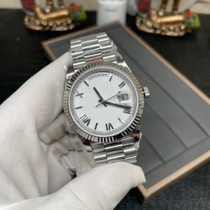 Relógio masculino e feminino de movimento mecânico automático completo 36mm 40mm relógio de natação em aço inoxidável super brilhante vidro de safira Montre de Luxe