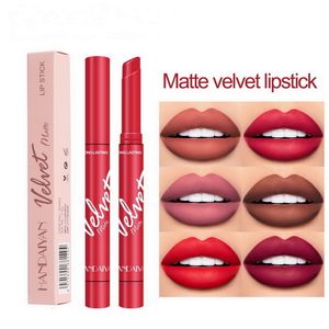 Handaiyan lip liner matte lipstick red Long-lasting vegan Natural Easy to Wear Nutritious make up lips stick