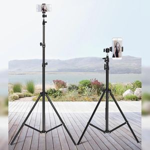 Holders Live Photo Blogger Foldable Tripod For iPhone Huawei Mobile Phone Smartphone Tripods For Phone 18 50 150 190cm Camera Stand