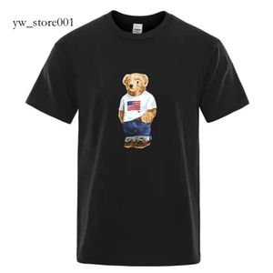 Polo T Shirt Brand Bear Men's T-shirts Designer Waterpolo Shirt Sports Summer Cotton Fashion Luxury Clothes Dunks Clothes Mens Polo Shirt 1039