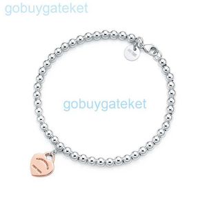 Love Heart-shaped Bracelet Bracelet Designer Female Thickened Silver Bottom Plating for Girlfriend Souvenir Gift Fashion Charm Jewelry Z9L7