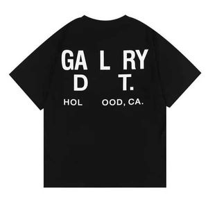 Men's T-shirts Designer Galleryes t Shirt Angel Brand Net Red Retro Galerys hoodie Depts Men and Women Short-sleeved Galilee Printed Reflective Letters Size S-XL 11